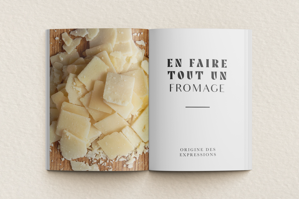 Expression Explicitée En Faire Tout Un Fromage Trafalgar Maison De Portraits 